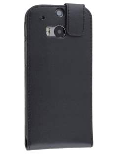 HTC One M8 Synthetic Leather Flip Case - Classic Black HTC One M8 Synthetic Leather Flip Case - Classic Black