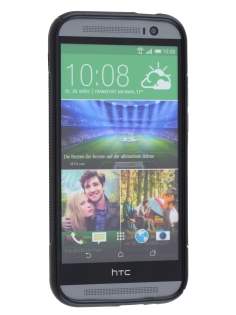 Wave Case for HTC One M8 - Frosted Black/Black