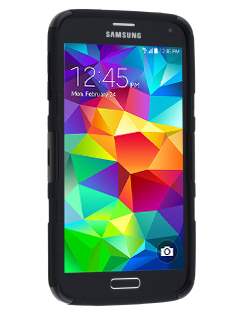 Samsung Galaxy S5 Rugged Case with Holster Belt Clip - Classic Black