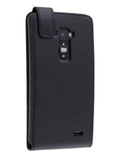 Synthetic Leather Flip Case for LG G Flex - Classic Black Synthetic Leather Flip Case for LG G Flex - Classic Black