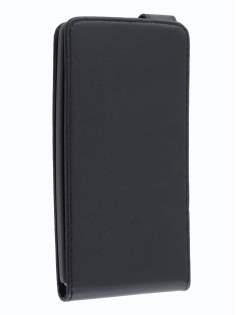 Synthetic Leather Flip Case for LG G Flex - Classic Black
