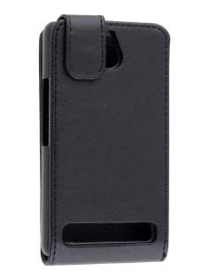 Synthetic Leather Flip Case for Sony Xperia E1 - Classic Black Synthetic Leather Flip Case for Sony Xperia E1 - Classic Black