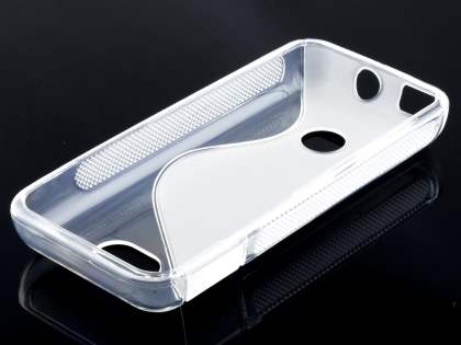 Wave Case for Nokia 208 - Frosted Clear/Clear