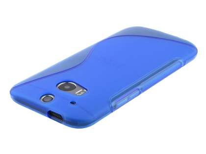 Wave Case for HTC One M8 - Frosted Blue/Blue