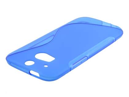 Wave Case for HTC One M8 - Frosted Blue/Blue