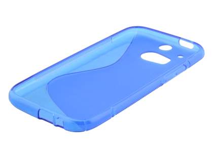 Wave Case for HTC One M8 - Frosted Blue/Blue