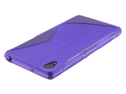 Wave Case for Sony Xperia Z2 - Frosted Purple/Purple