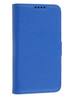Synthetic Leather Wallet Case with Stand for Sony Xperia Z1 Compact - Blue