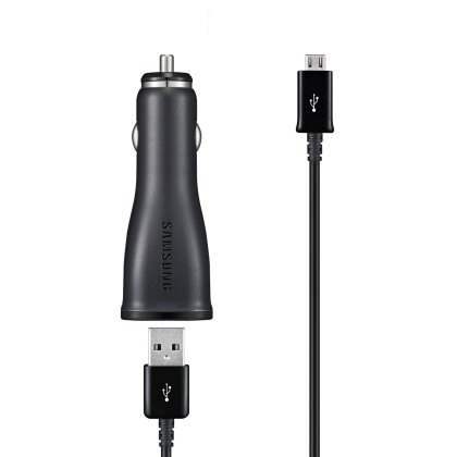 Genuine Samsung 2000mA Car Charger with USB Port & Micro USB Data Cable Genuine Samsung 2000mA Car Charger with USB Port & Micro USB Data Cable