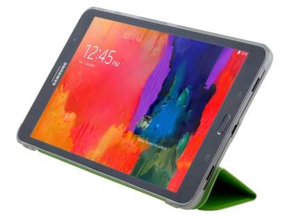 Book-Style Case with Stand for Samsung Galaxy Tab Pro 8.4 - Green/Frosted Clear