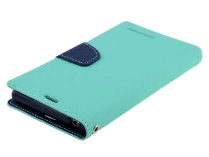 mercury goospery colour fancy diary with stand for sony xperia z1 mint navy mobile mate mercury goospery colour fancy diary with stand for sony xperia z1 mint navy mobile mate