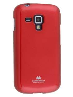 Mercury Goospery Glossy Gel Case for Samsung Galaxy Trend Plus S7583T - Red Soft Cover