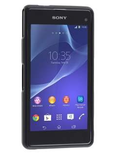 Mercury Goospery Glossy Gel Case for Sony Xperia Z1 Compact - Classic Black