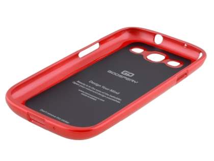 Mercury Glossy Gel Case for Samsung I9300 Galaxy S3 - Red