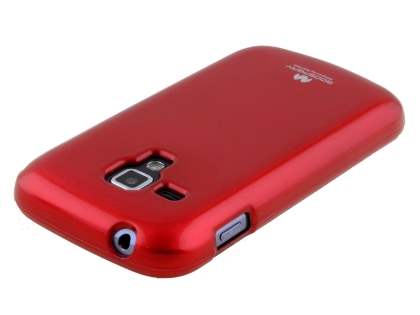 Mercury Goospery Glossy Gel Case for Samsung Galaxy Trend Plus S7583T - Red