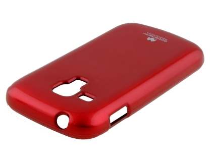 Mercury Goospery Glossy Gel Case for Samsung Galaxy Trend Plus S7583T - Red