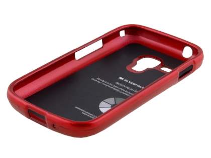 Mercury Goospery Glossy Gel Case for Samsung Galaxy Trend Plus S7583T - Red