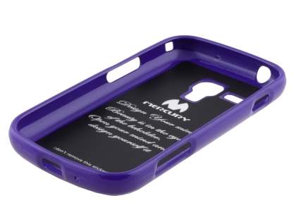 Mercury Goospery Glossy Gel Case for Samsung Galaxy Trend Plus S7583T - Purple