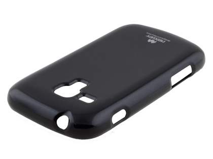 Mercury Goospery Glossy Gel Case for Samsung Galaxy Trend Plus S7583T - Classic Black