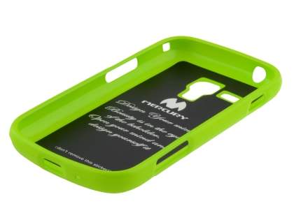Mercury Goospery Glossy Gel Case for Samsung Galaxy Trend Plus S7583T - Lime