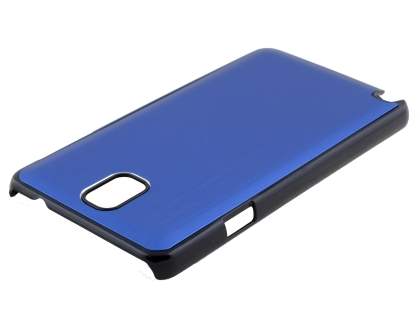 Brushed Aluminium Case for Samsung Galaxy Note 3 - Ocean Blue/Black