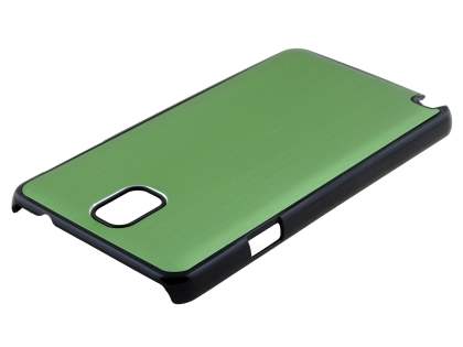 Brushed Aluminium Case for Samsung Galaxy Note 3 - Green/Black