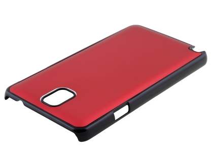 Brushed Aluminium Case for Samsung Galaxy Note 3 - Red/Black