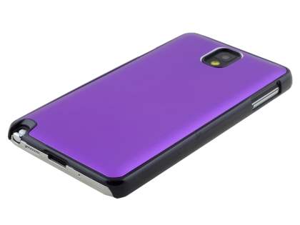 Brushed Aluminium Case for Samsung Galaxy Note 3 - Purple/Black