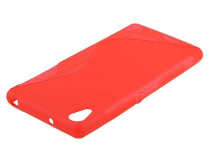 Wave Case for Sony Xperia Z2 - Frosted Red/Red