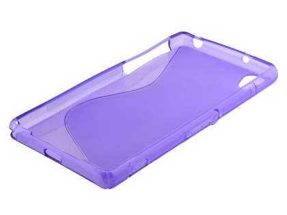 Wave Case for Sony Xperia Z2 - Frosted Purple/Purple