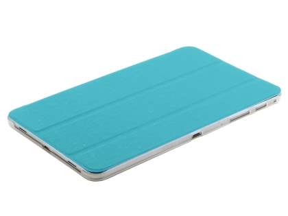 Book-Style Case with Stand for Samsung Galaxy Tab Pro 8.4 - Teal/Frosted Clear