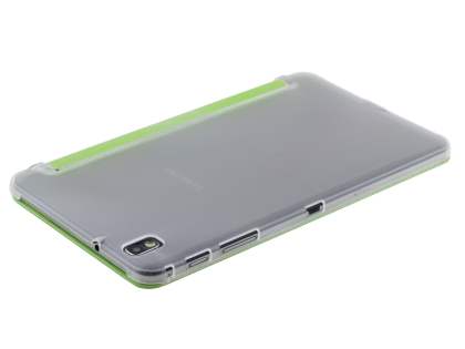 Book-Style Case with Stand for Samsung Galaxy Tab Pro 8.4 - Green/Frosted Clear