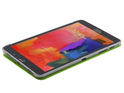 Book-Style Case with Stand for Samsung Galaxy Tab Pro 8.4 - Green/Frosted Clear