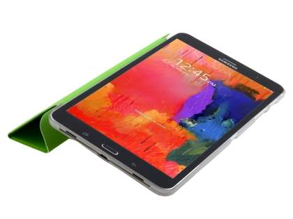 Book-Style Case with Stand for Samsung Galaxy Tab Pro 8.4 - Green/Frosted Clear