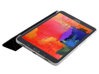 Book-Style Case with Stand for Samsung Galaxy Tab Pro 8.4 - Black/Frosted Clear