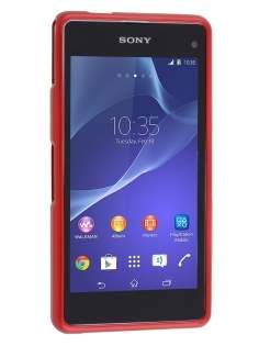 Mercury Goospery Glossy Gel Case for Sony Xperia Z1 Compact - Red