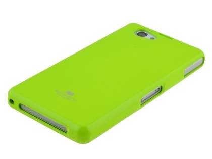 Mercury Goospery Glossy Gel Case for Sony Xperia Z1 Compact - Lime