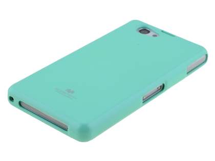 Mercury Goospery Glossy Gel Case for Sony Xperia Z1 Compact - Mint Green
