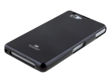 Mercury Goospery Glossy Gel Case for Sony Xperia Z1 Compact - Classic Black