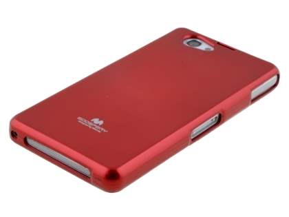 Mercury Goospery Glossy Gel Case for Sony Xperia Z1 Compact - Red