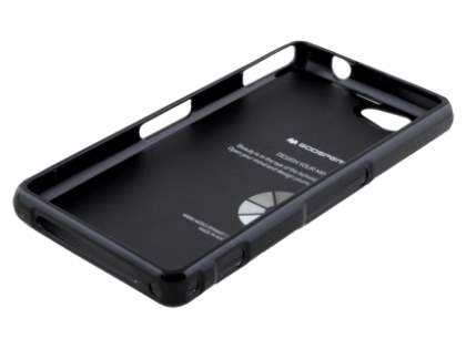 Mercury Goospery Glossy Gel Case for Sony Xperia Z1 Compact - Classic Black