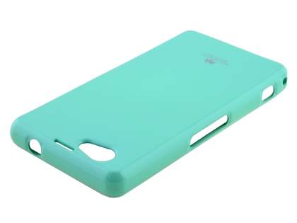 Mercury Goospery Glossy Gel Case for Sony Xperia Z1 Compact - Mint Green