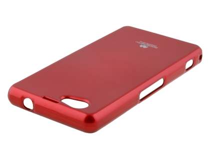 Mercury Goospery Glossy Gel Case for Sony Xperia Z1 Compact - Red
