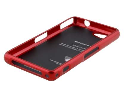 Mercury Goospery Glossy Gel Case for Sony Xperia Z1 Compact - Red