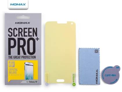 MOMAX Crystal Deluxe HD & AF Screen Protector for Samsung Galaxy S5