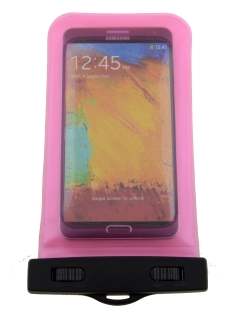 Larger Waterproof Bag for Phones - Light Pink