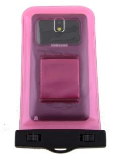 Larger Waterproof Bag for Phones - Light Pink