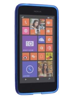 Wave Case for Nokia Lumia 635/636/630 - Frosted Blue/Blue