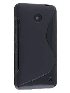Wave Case for Nokia Lumia 635/636/630 - Frosted Black/Black Soft Cover