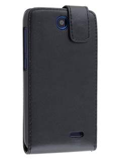 HTC Desire 310 Synthetic Leather Flip Case - Classic Black HTC Desire 310 Synthetic Leather Flip Case - Classic Black
